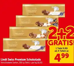 Interspar Lindt Swiss Premium Schokolade Angebot