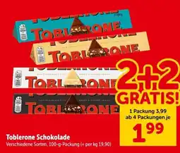 Interspar Toblerone Schokolade Angebot