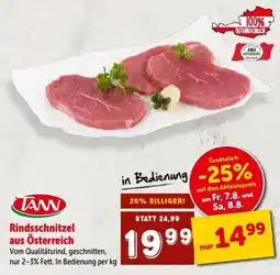 Interspar TAW Rindsschnitzel aus Österreich Angebot