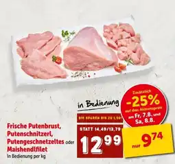 Interspar Frische Putenbrust, Putenschnitzerl, Putengeschnetzeltes oder Maishendlfilet Angebot