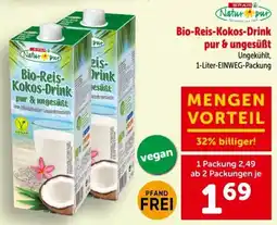 Interspar Bio-Reis-Kokos-Drink pur & ungesüßt Angebot