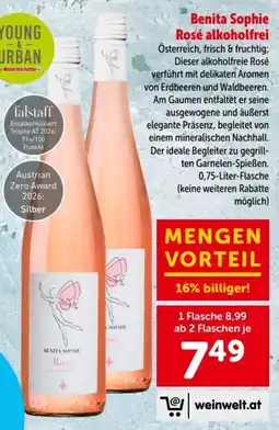 Interspar Benita Sophie Rosé alkoholfrei Angebot