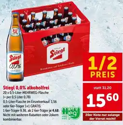 Interspar Stiegl 0,0% alkoholfrei Angebot
