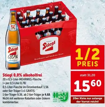Stiegl 0,0% alkoholfrei