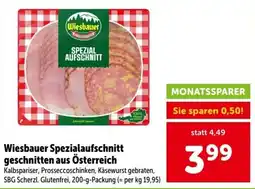 Interspar Wiesbauer Spezialaufschnitt Angebot