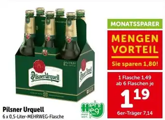 Interspar Pilsner Urquell Angebot