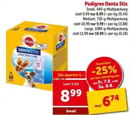 Interspar Pedigree Denta Stix Angebot