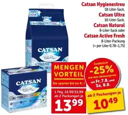 Interspar Catsan Hygienestreue Angebot