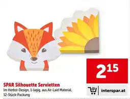 Interspar SPAR Silhouette Servietten Angebot