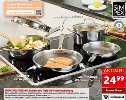 Interspar Simpex Professional Pfannen oder Töpfe mit Wabenbeschichtung Angebot