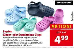 Interspar Everton Kinder- oder Erwachsenen-Clogs Angebot