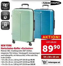 Interspar New York Hartschalen-Koffer »Exclusive« Angebot