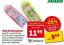 Interspar Jolly Dreikantpinsel Angebot