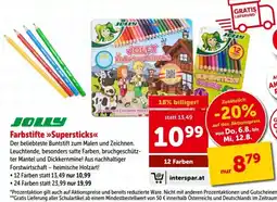 Interspar Jolly Farbstifte »Supersticks« Angebot