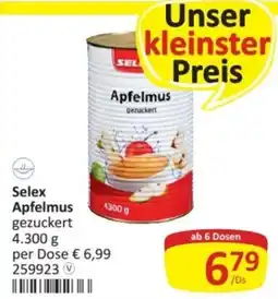Kastner Selex Apfelmus gezuckert Angebot