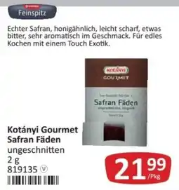 Kastner Kotányi Gourmet Safran Fäden Angebot