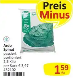 Kastner Ardo Spinat passiert Angebot