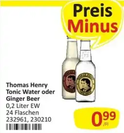 Kastner Thomas Henry Tonic Water oder Ginger Beer Angebot