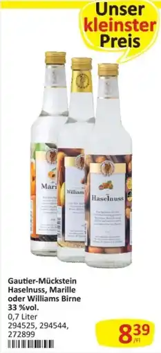 Kastner Gautier-Mückstein Haselnuss, Marille oder Williams Birne Angebot