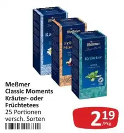 Kastner Meßmer Classic Moments Kräuter- oder Früchtetees Angebot