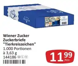 Kastner Wiener Zucker Zuckersbriefe "Tierkreiszeichen" Angebot