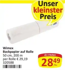 Kastner Wimex Backpapier auf Rolle Angebot