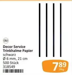 Kastner Decor Service Trinkhalme Papier Angebot