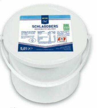 Metro Schlagobers Angebot