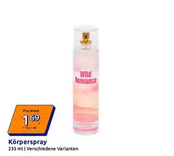 Action Wild Romance Körperspray Angebot
