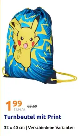 Action Turnbeutel mit Print Angebot
