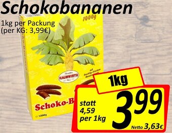 Wurstico Schokobananen 1kg Angebot