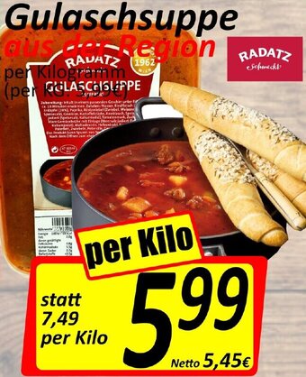 Wurstico Gulaschsuppe Angebot