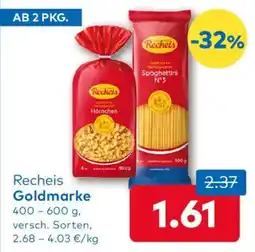 T&G Recheis Goldmarke Angebot