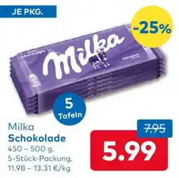 T&G Milka Schokolade Angebot
