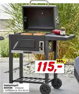 Bauhaus Holzkohlegrill BOSTON Angebot