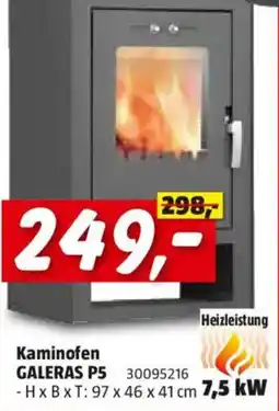 Bauhaus Kaminofen GALERAS P5 Angebot