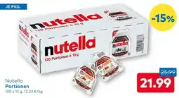T&G Nutella Portionen Angebot