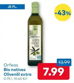 T&G Orfeas Bio natives Olivenöl extra Angebot
