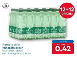 T&G Römerquelle Mineralwasser Angebot