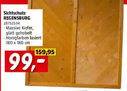 Bauhaus Sichtschutz Regensburg Angebot