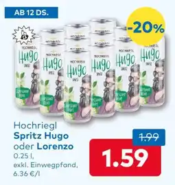 T&G Hochriegl Spritz Hugo oder Lorenzo Angebot