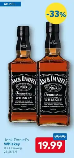T&G Jack Daniel's Whiskey Angebot