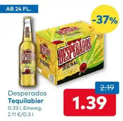 T&G Desperados Tequilabier Angebot
