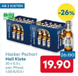 T&G Hacker Pschorr Hell Kiste Angebot