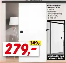Bauhaus Holz-Schiebetür-Set BLACK EDGE Angebot