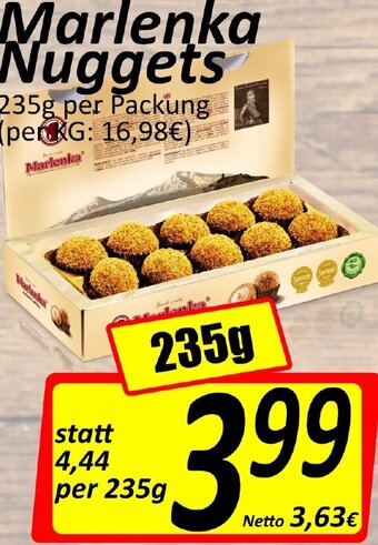 Wurstico Marlenka Nuggets 235g Angebot