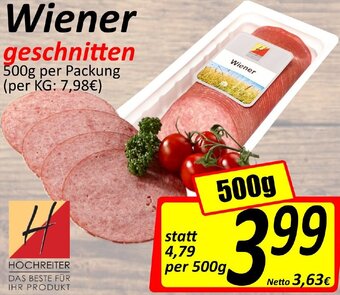 Wurstico Wiener Geschnitten 500g Angebot