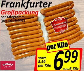 Wurstico Frankfurter Angebot