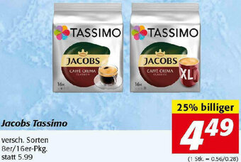 Nah&Frisch Jacobs Tassimo Angebot