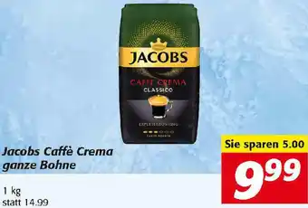 Nah&Frisch Jacobs Caffè Crema Ganze Bohne 1kg Angebot
